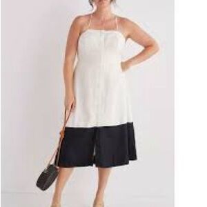 Anthropologie Black and White Dress